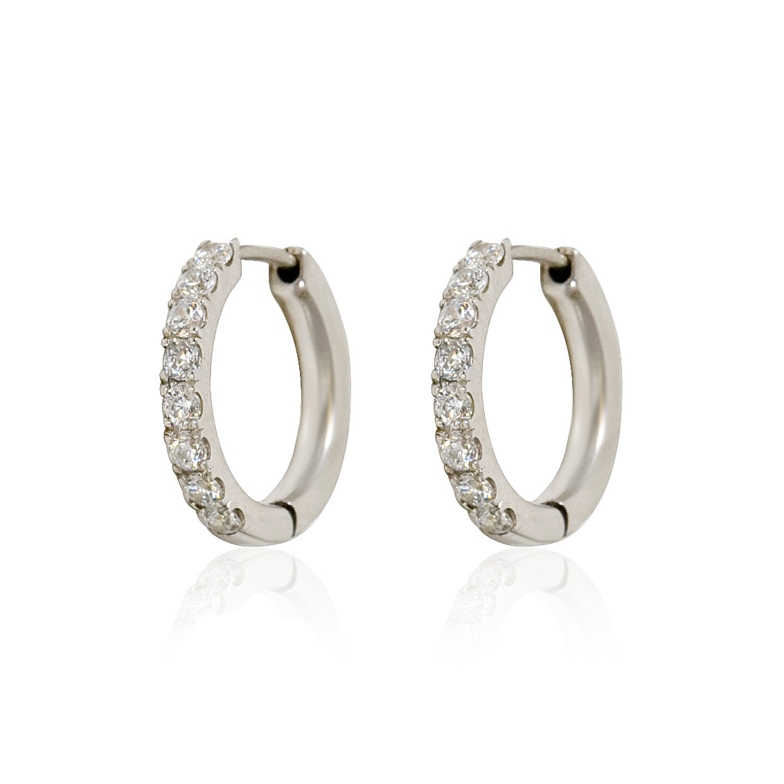 Diamond Huggee - London Rocks Jewellery - Earrings