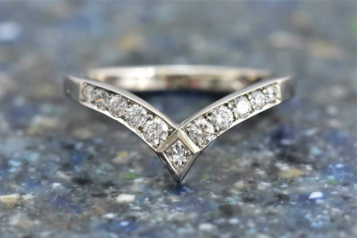 Jewelry image from page: CUSTOM FITTED WEDDING BANDS