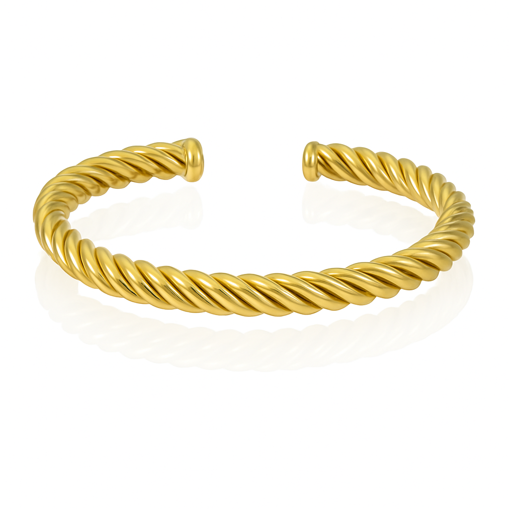 TWIST BANGLE (HEAVY) - London Rocks Jewellery - Bracelet