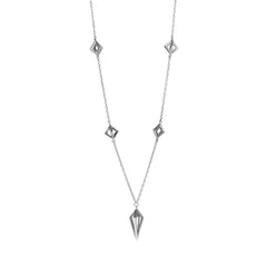 Silver Asaya Necklace-Necklaces-London Rocks Jewellery