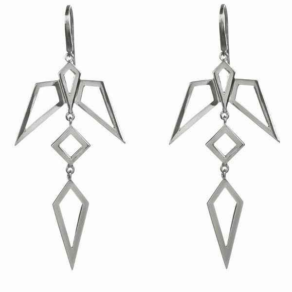 Silver Condor Earrings - London Rocks Jewellery