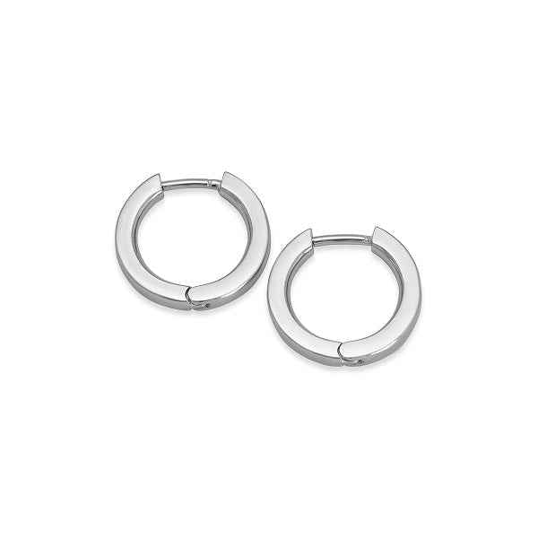 Petite Hoops in 9ct White Gold - London Rocks Jewellery
