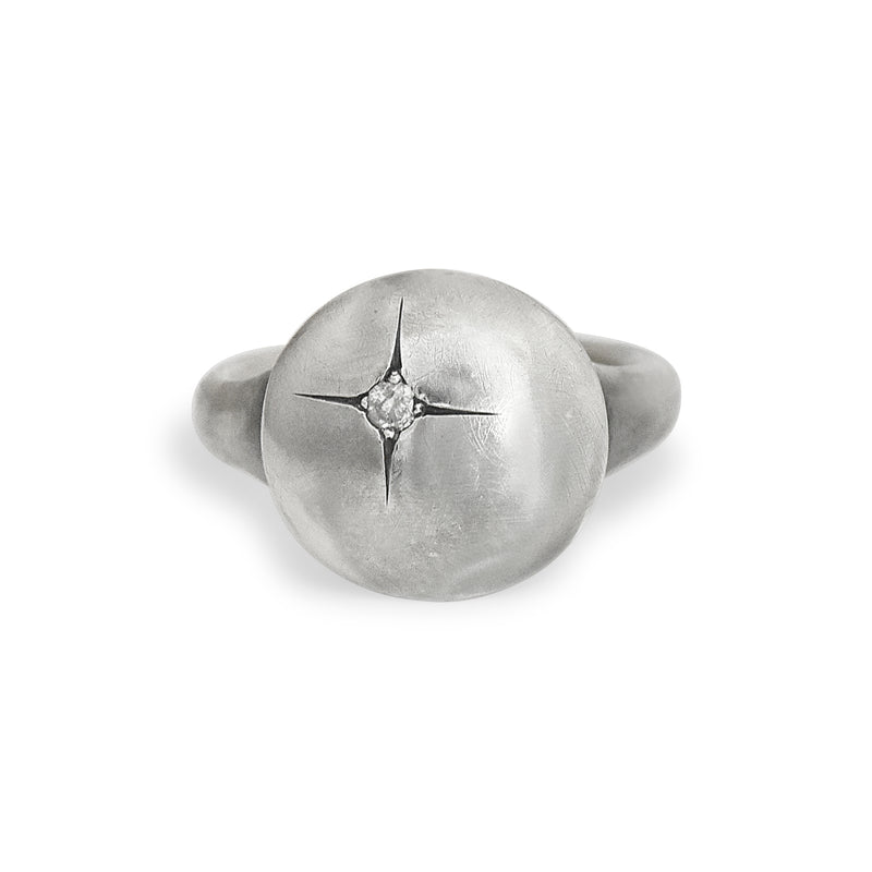 Interstellar Single Diamond Ring - London Rocks Jewellery - Rings