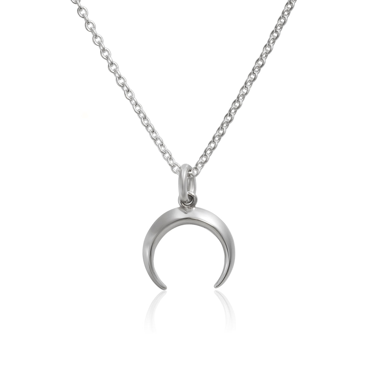 Mini Crescent Moon Pendant - London Rocks Jewellery - Necklaces