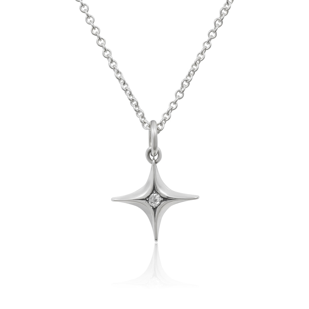 Star Diamond Pendant - London Rocks Jewellery - Necklaces