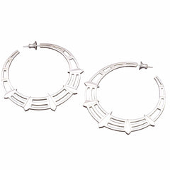Silver Liberty Hoops-earrings-London Rocks Jewellery