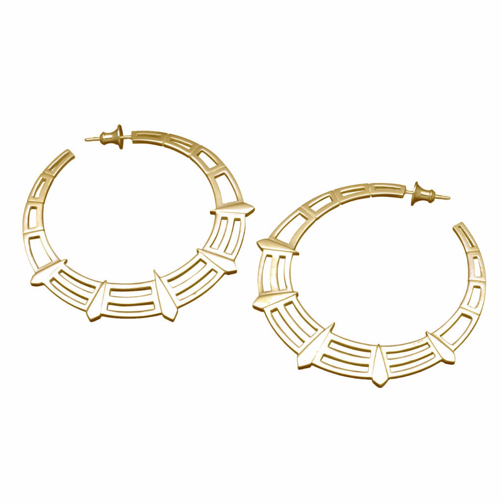 Gold Liberty Hoops-Earrings-London Rocks Jewellery