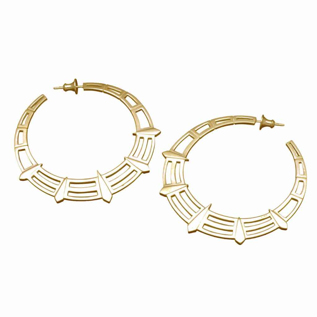 Gold Liberty Hoops - London Rocks Jewellery