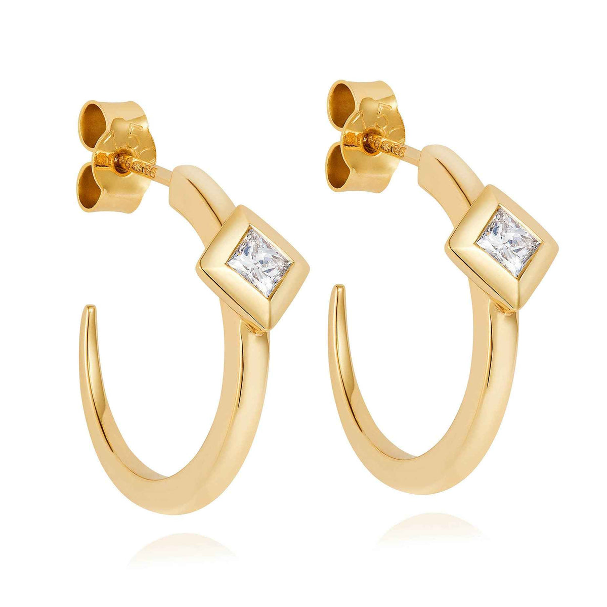 LAB GROWN TUSK 18CT YELLOW - London Rocks Jewellery
