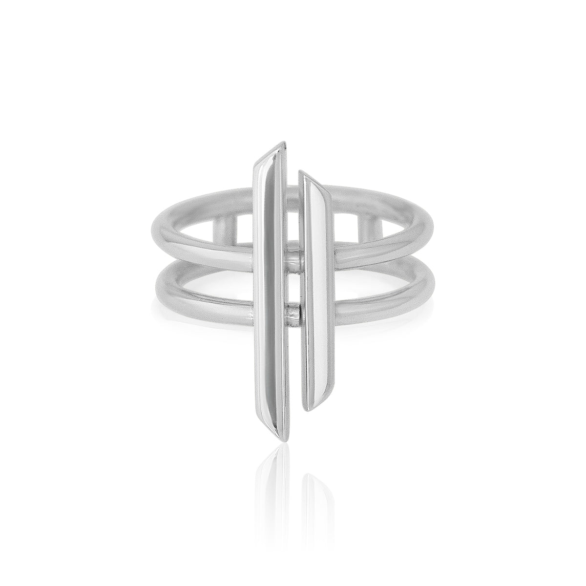 Split Blade Constructivist Ring - London Rocks Jewellery -