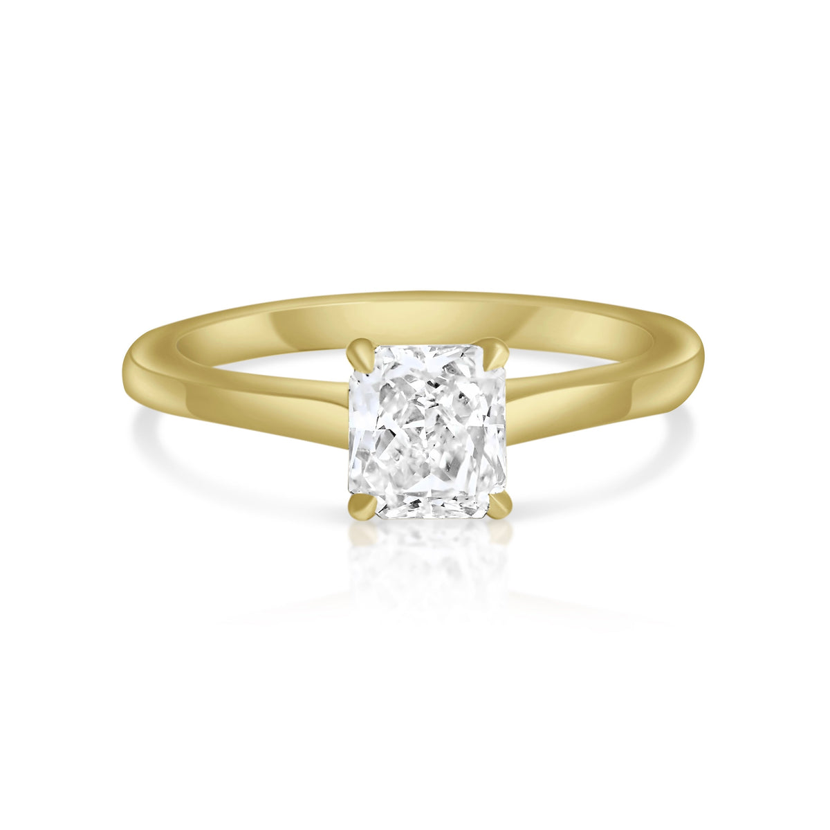 Princess Cut Solitaire Engagement Rings