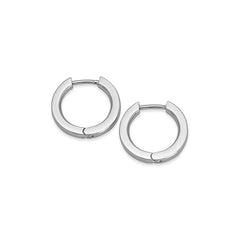 Petite Hoops in 9ct White Gold