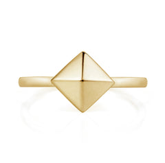 Gold Pyramid Ring-Rings-London Rocks Jewellery