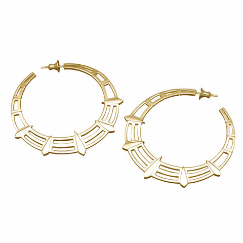 Gold Liberty Hoops-Earrings-London Rocks Jewellery