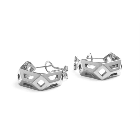 Silver Metric Hoops-Earrings-London Rocks Jewellery