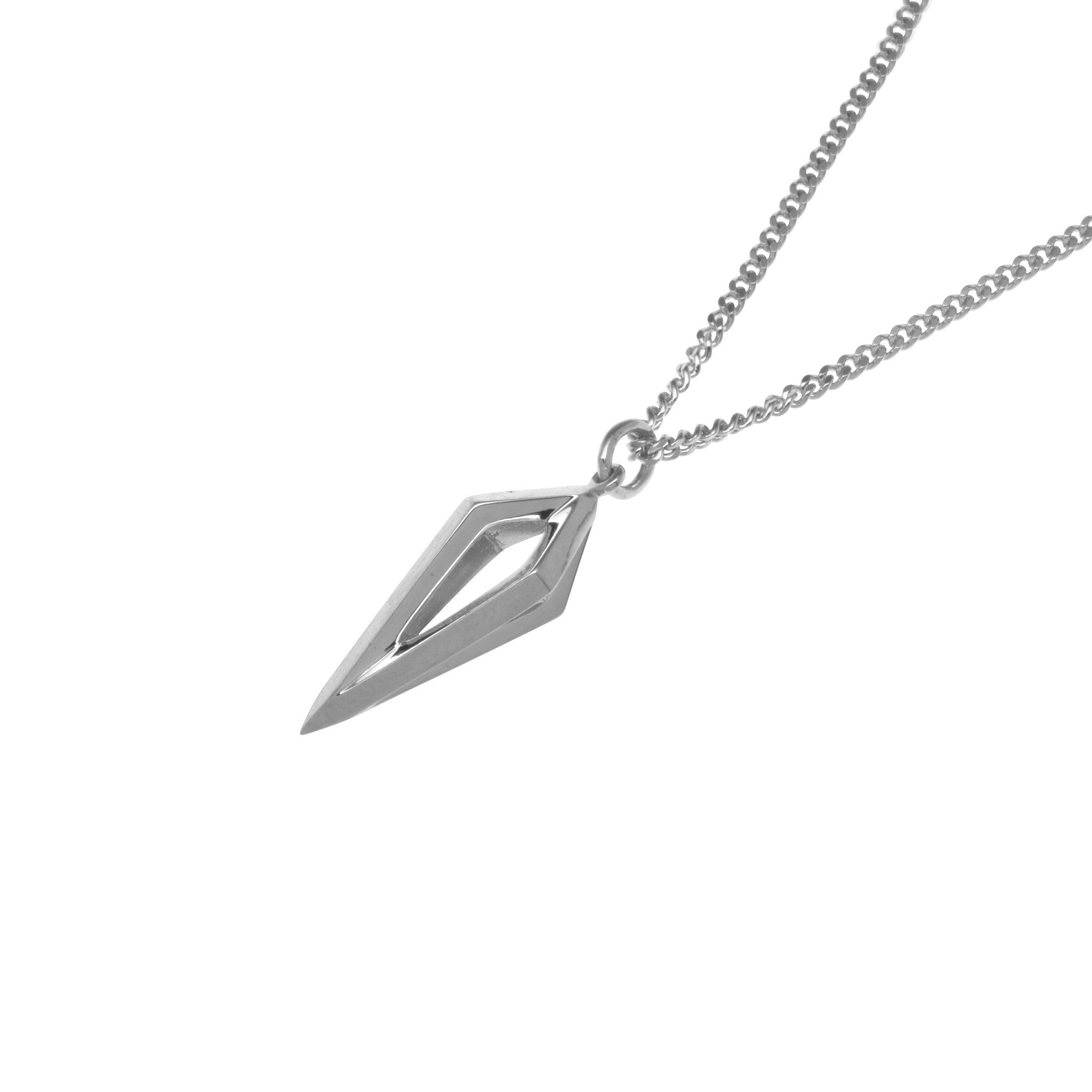 Silver Pendulum pendant-Necklaces-London Rocks Jewellery