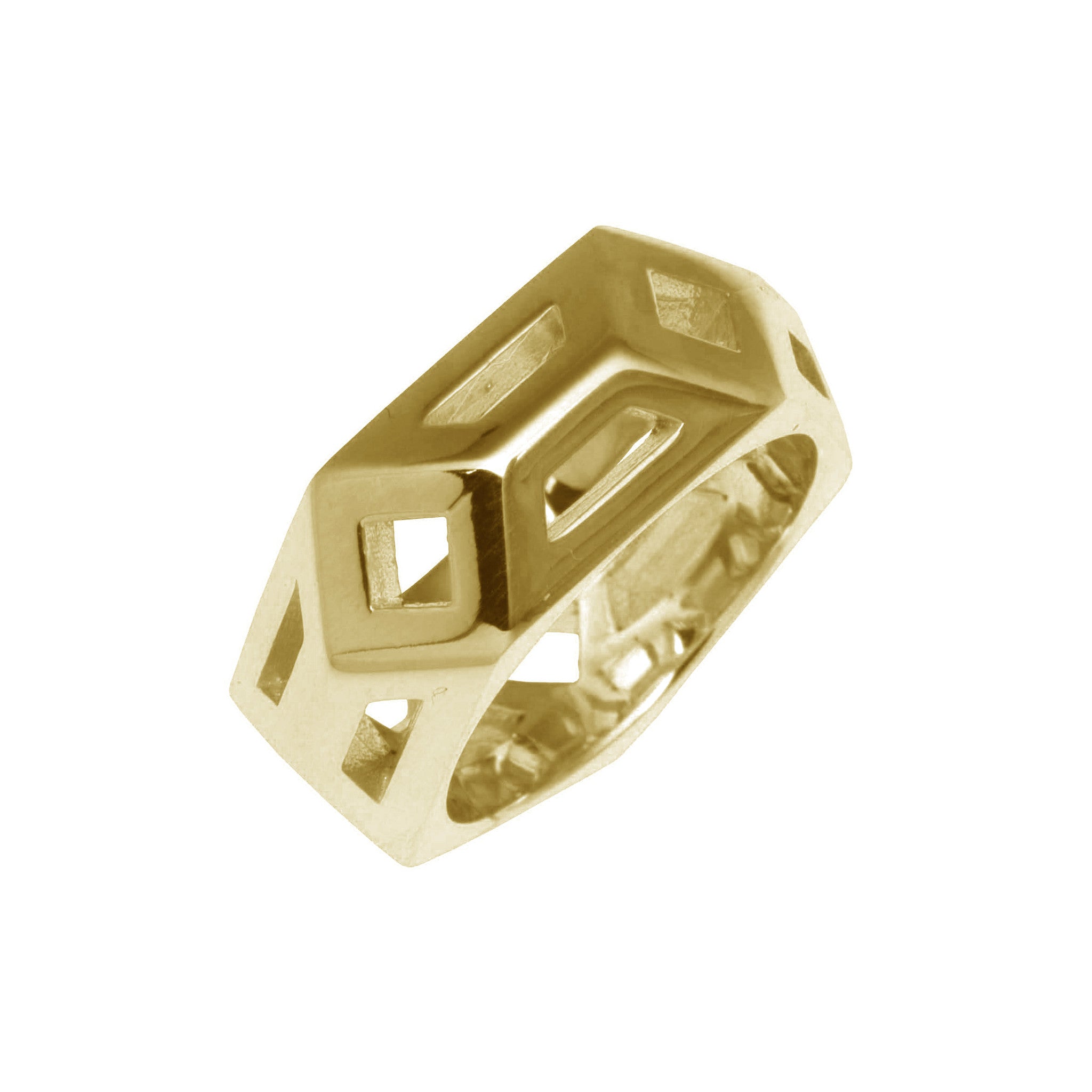Gold Metric Ring-Rings-London Rocks Jewellery