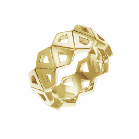 Gold Kite Ring-Rings-London Rocks Jewellery